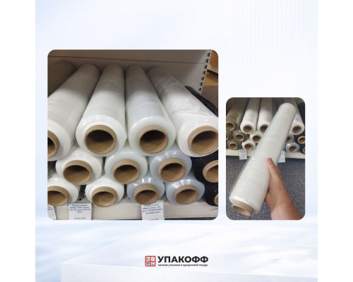 Стрейч пленка 500мм 20мкм 2,0кг ПРОЗРАЧНЫЙ (высший сорт)