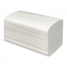 Полотенце бумажное листовое для диспенсера 215*105*120мм 200л 25гр белое