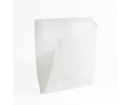Пакет бумажный уголок 150*150 жирост белый (100/2500) - купить в Оренбурге в Упакофф
