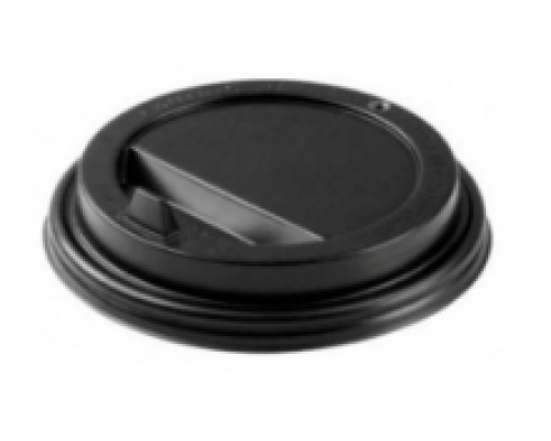Крышка для стакана бум черная TLS-80 с закр питейником 100/1000 - купить в Оренбурге в Упакофф
