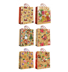 Пакет подарочный пп Золотая осень 25*13*5