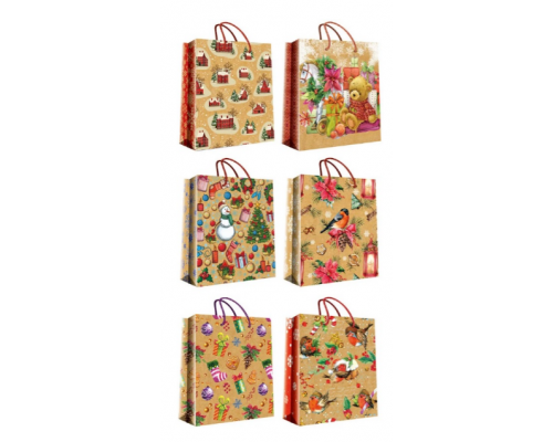 Пакет подарочный пп Золотая осень 25*13*5 - купить в Оренбурге в Упакофф Пакет подарочный пп Золотая осень 25*13*5 - купить в Оренбурге в Упакофф