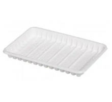 Лоток ПП №2 165*125*20 0,5кг белый (уп100/2000)