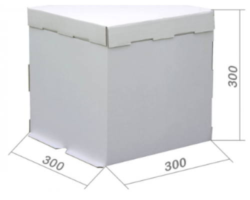 Коробка для торта 300*300*300мм белая - купить в Оренбурге в Упакофф
