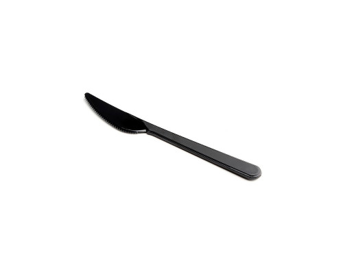 Нож столовый 180мм Элпи Премиум черный 50шт (уп2500) - купить в Оренбурге в Упакофф