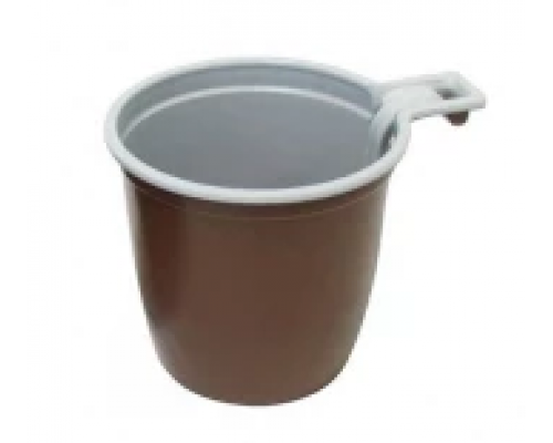 Чашка кофе 200мл коричневая D-6,5см У-Ю 50шт/1500 - купить в Оренбурге в Упакофф