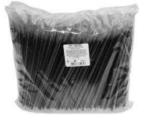 Трубочки для коктейля прямые черные 700шт L-210мм в инд упаковке - купить в Оренбурге в Упакофф