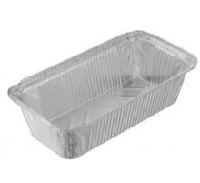 Контейнер алюминиевый с крышкой 217(204)x113(100) h53 865мл