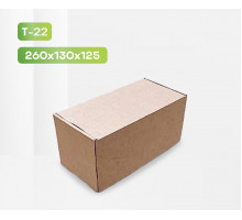 Коробка картонная самосборная 260*130*125мм СП УФА