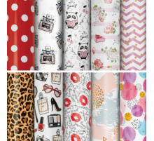 Бумага упаковочная 70*100см Золотая сказка FOR WOMEN ассорти