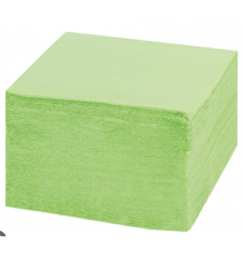 Салфетки бумажные 24*24см 250шт зеленые