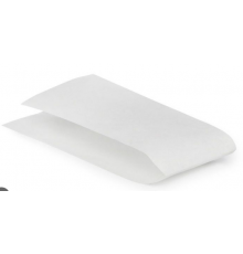 Пакет бумажный уголок 210*95 белый жиростойкий (500/2500)