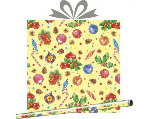 Бумага упаковочная 70*100см НОВЫЙ ГОД рисунок в ассортименте - купить в Оренбурге в Упакофф