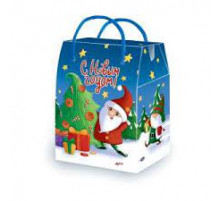 Коробка НГ Лесные гномы 150х100х210 800гр (уп130)