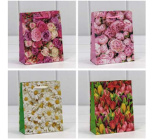 Пакет подарочный бумажный 18*23 рисунок микс цвет в ассортименте