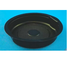 Контейнер У-Ю круглый 250мл ЧЕРНЫЙ ДНО+КРЫШКА М-132 (600)