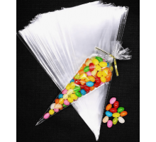 Пакет БОПП конус (Морковка) 160*300мм 30мкм (уп 100)