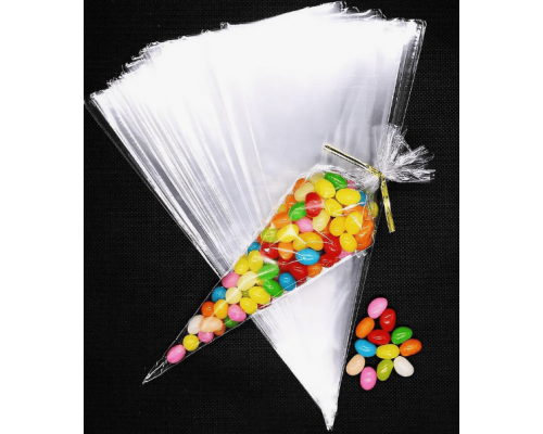 Пакет БОПП конус (Морковка) 160*300мм 30мкм (уп 100)