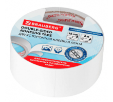 Скотч двухсторонний 38мм*8м ПОЛИПРОПИЛЕНОВАЯ основа 90мкм