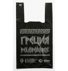 Майка ПНД 30+16*55 20мкм Греция цвет в ассортименте уп50шт