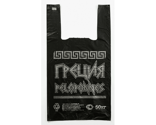 Майка ПНД 30+16*55 20мкм Греция цвет в ассортименте уп50шт