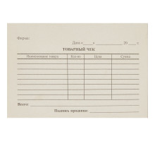 Бланк Товарный чек А6 (уп100)