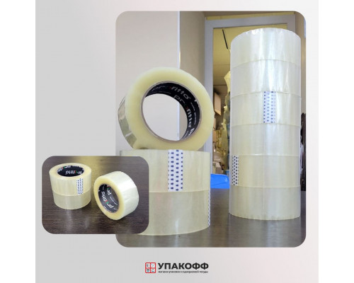 Скотч 48мм*150м 43мкм прозрачный (кор 36шт)