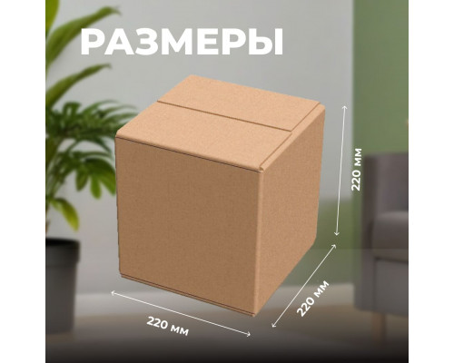 Коробка картонная 220*220*220 Т24