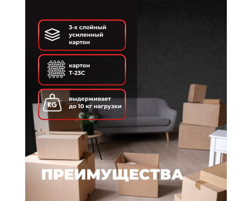 Коробка картонная 360*191*121 Т23С
