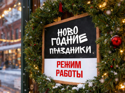 Режим работы в новогодние праздники